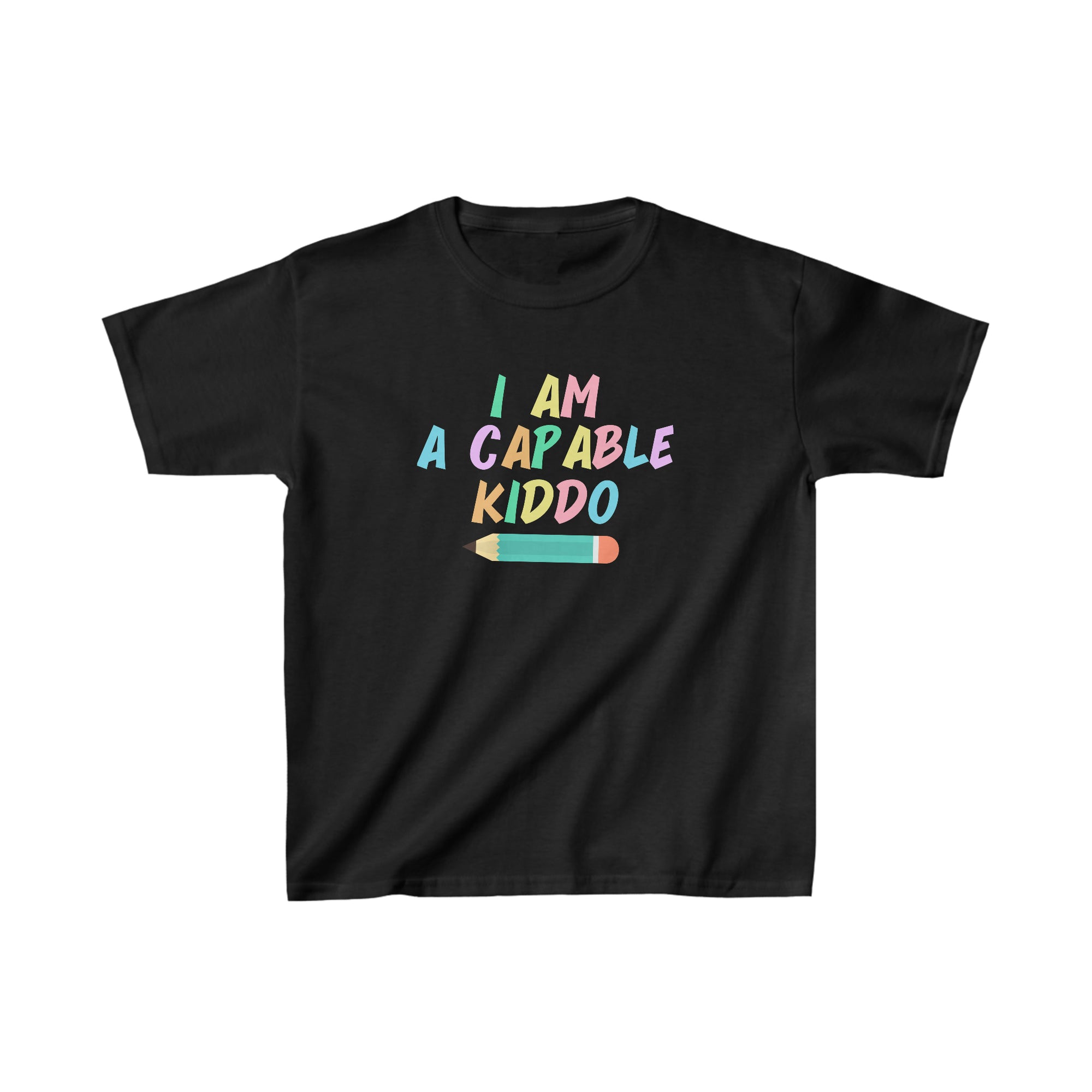 Klever Kiddoz "I Am a Capable Kiddo" Kids Cotton T-Shirt