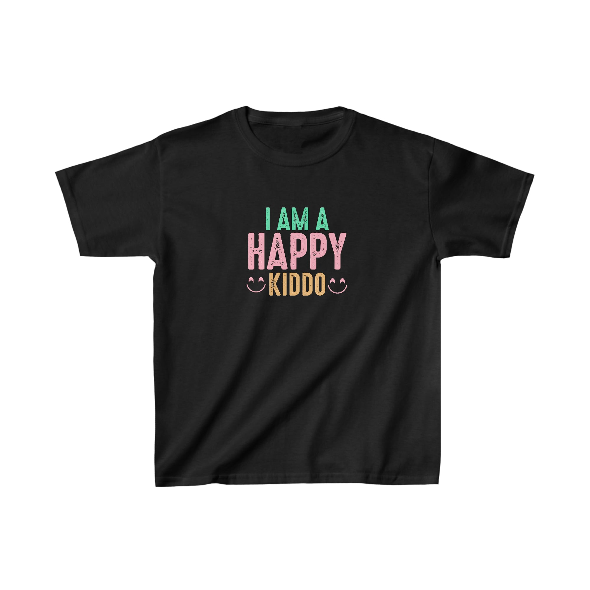 Klever Kiddoz "I Am a Happy Kiddo" Kids Cotton T-Shirt