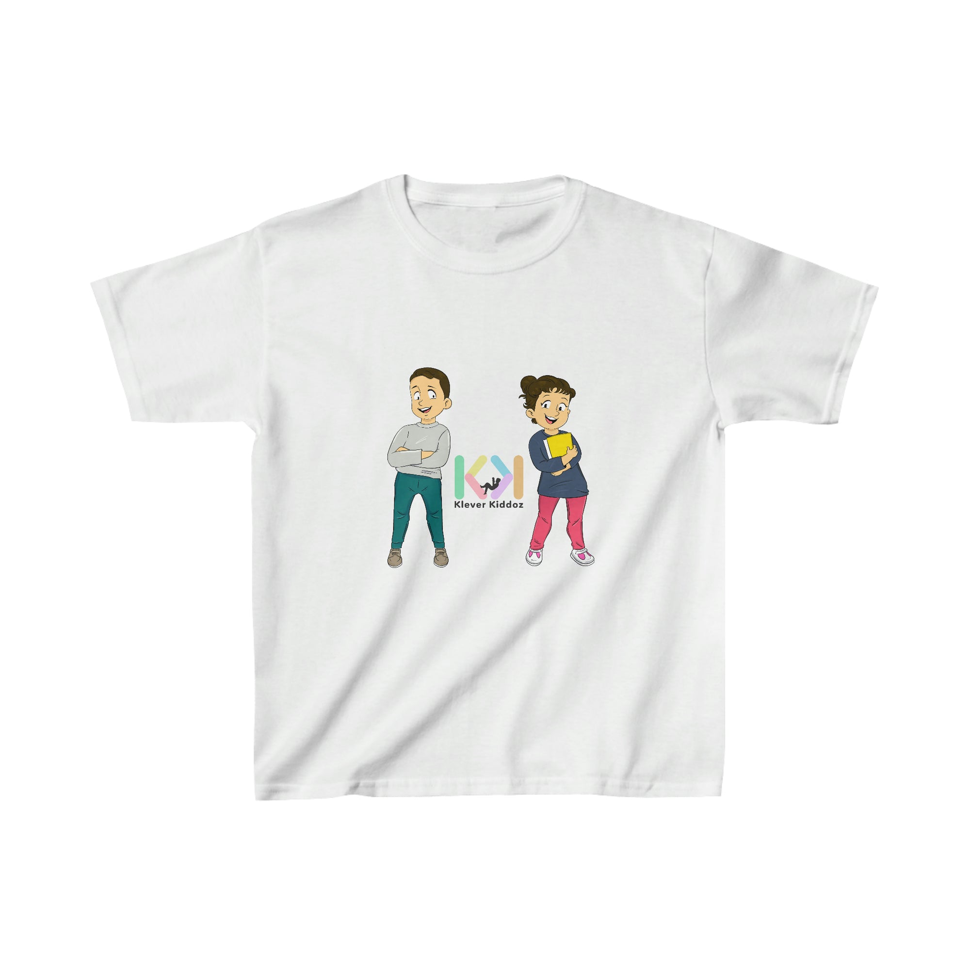 Devin and Rose Klever Kiddoz Logo Kids Cotton T-Shirt